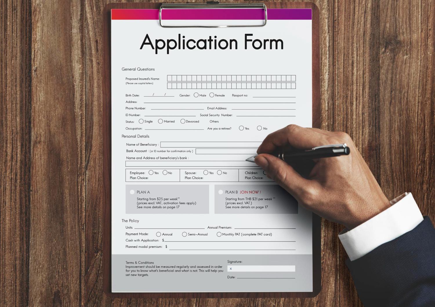 application process